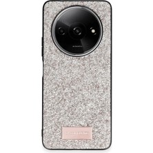 Mey Ithalat®   Redmi A3 4g Bright Simli Kapak - Gold