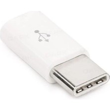 Dark DK-AC-U31XMICROW Usb3.1 Typec Erkek - Micro Usb2.0 Dişi Dönüştürücü Beyaz (Kdo)