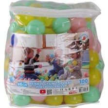 ALK ER-6100 Soft Renk Havuz Topları Pvc Çantalı