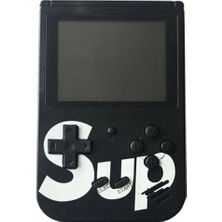 Uravas Store Taşınabilir Video Oyun Konsolu 3 Inç Ekran 400 Yüklü Oyunlu Mini Atari Siyah 2 Oyunculu