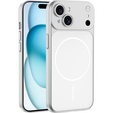 Alan Tech Apple iPhone 14 Kılıf Zore M-Safe Şarj Özellikli Kamera Korumalı Spark Kapak