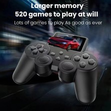 Uravas Store Taşınabilir Video Oyun Konsolu 2,4 Inç Ekran 520 Oyunlu Kahverengi Bluetooth Yok