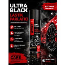 Stilix Garage Lastik Parlatıcı Sprey 500 ml – Islak Görünüm, Kalıcı Parlaklık, Lastik Bakım Ultra Black 1 Adet