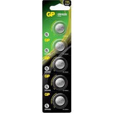 Gp CR1620 Lityum 3 Volt Pil (5 Li Paket)
