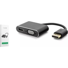Nodar Hadron HDX7822 Dısplay To HDMI + VGA F Çevirici 4K 1080P 22CM (Kdo)