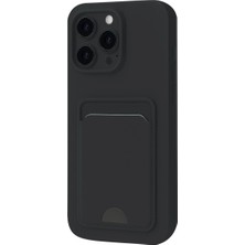 Ata Store Iphone 16 Pro Max Kılıf Kelvin Kartvizitli Silikon - Siyah