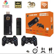 Uravas Store Çok Renkli Kumandalı Android Tv Oyun Konsolu Çift Kişilik Oyunlu Bluetooth Yok - Elektronik