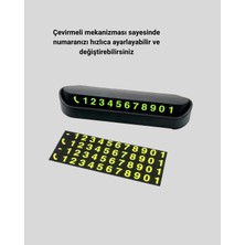 Uravas Store Alüminyum Kasa Gri Çevirmeli Araç Içi Telefon Numaratörü