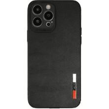 Mariposa Secret Newface Apple iPhone 13 Pro Kılıf Loop Deri Silikon - Siyah