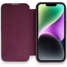 Mariposa Secret Newface Apple iPhone 13 Pro Max Kılıf Dolpin Kapaklı - Derin Mor