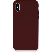 Mariposa Secret Newface Apple iPhone Xs Max Kılıf Lansman Legant Silikon - Bordo