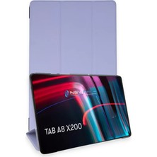 Mariposa Secret Newface Samsung Galaxy X200 Tab A8 10.5 Kılıf Tablet Smart Kılıf - Lila