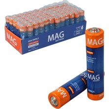 Mag Batteries MG-26172 Karbon Çinko Aaa 60 Lı Paket Ince Kalem Kumanda Pili (AAA,R03 Um-3)