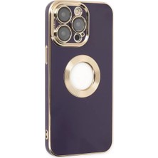 Mariposa Secret Newface Apple iPhone 13 Pro Kılıf Store Silikon - Derin Mor