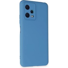 Mariposa Secret Newface Xiaomi Redmi Note 12 5g Kılıf Nano Içi Kadife Silikon - Mavi