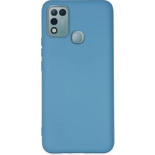 Mariposa Secret Newface Infinix Hot 10 Play Kılıf Nano Içi Kadife Silikon - Mavi
