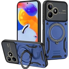 Mariposa Secret Newface Realme C53 Kılıf Joy Lens Standlı Kapak - Lacivert