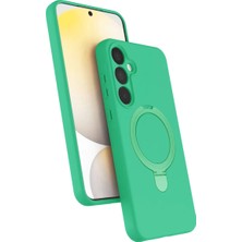 Mariposa Secret Newface Samsung Galaxy A55 5g Regal Magsafe Standlı Kapak - Yeşil