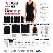 Yıldız Çamaşır Erkek Ribana Askılı Atlet (04-18-21) - 6 Adet