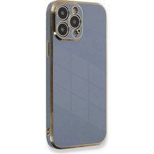 Mariposa Secret Newface Apple iPhone 13 Pro Max Kılıf Volet Silikon - Mavi
