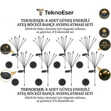 Eser Ticarett Teknoeser Solar Güneş Enerjili Ateş Böceği LED Bahçe Lambası