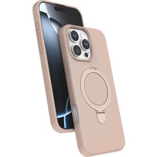 Mariposa Secret Newface Apple iPhone 16 Pro Max Regal Magsafe Standlı Kapak - Çöl Titanyum