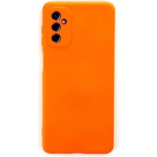 Mariposa Secret Newface Samsung Galaxy M52 5g Kılıf Nano Içi Kadife Silikon - Turuncu