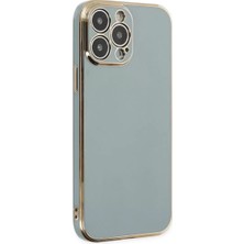 Mariposa Secret Newface Apple iPhone 13 Pro Max Kılıf Volet Silikon - Açık Yeşil