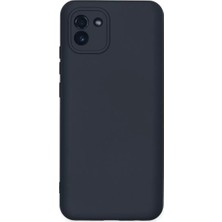 Mariposa Secret Newface Samsung Galaxy A03 Kılıf Nano Içi Kadife Silikon - Lacivert