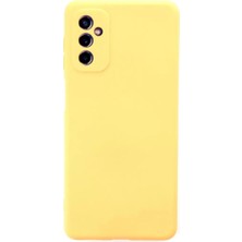 Mariposa Secret Newface Samsung Galaxy M52 5g Kılıf Nano Içi Kadife Silikon - Sarı