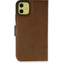 Mariposa Secret Newface Apple iPhone 13 Mini Kılıf Trend S Plus Kapaklı Kılıf - Taba