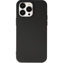 Mariposa Secret Newface Apple iPhone 14 Pro Kılıf Nano Içi Kadife Silikon - Siyah