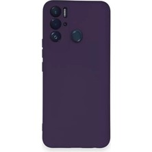 Mariposa Secret Newface Tecno Pova Neo Kılıf Nano Içi Kadife Silikon - Mor
