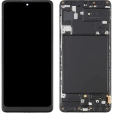 Mariposa Secret Samsung A71  LCD Dokunmatik Ekran Çıtalı (Siyah)