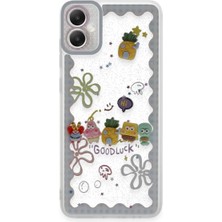 Mariposa Secret Newface Samsung Galaxy A05 Kılıf Sweet Desenli Silikon Kapak - Açık Mavi