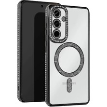 Mariposa Secret Newface Samsung Galaxy A25 5g Joke Simli Magneticsafe Kılıf - Siyah