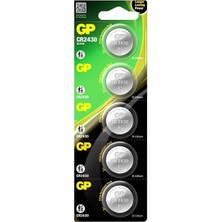Gp CR2430 3 Volt Lityum Pil (5 Li Paket)