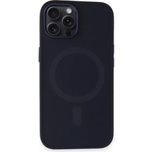 Mariposa Secret Newface Apple iPhone 15 Pro Max Kılıf Oslo Magsafe Kapak - Lacivert