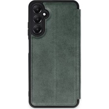 Mariposa Secret Newface Samsung Galaxy A26 Kılıf Flip Cover - Koyu Yeşil