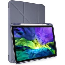 Mariposa Secret Newface Apple iPad Pro 11 (2024) Kılıf Kalemlikli Mars Tablet Kılıfı - Lavender