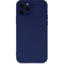 Mariposa Secret Newface Apple iPhone 12 Pro Kılıf Lansman Glass Kapak - Sky Blue