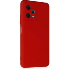 Mariposa Secret Newface Xiaomi Redmi Note 12 5g Kılıf Nano Içi Kadife Silikon - Kırmızı