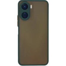 Mariposa Secret Newface Vivo Y16 Kılıf Montreal Silikon Kapak - Yeşil