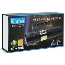 Üreticiniz 15.000 Lümen Tg+Cob LED Şarjlı El Feneri WT-703