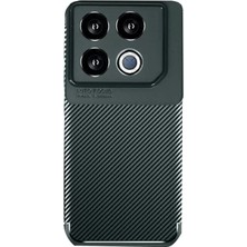 Mariposa Secret Newface Infinix Gt 20 Pro Kılıf Auto Focus Karbon Kapak - Koyu Yeşil