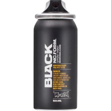 Montana : Black Sprey Boya : 50 ml : Black BLK9001