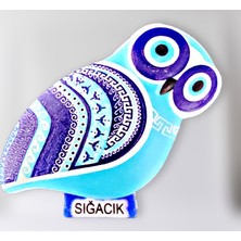 Mundy Sığacık Polyester Kabartmalı Magnet 5,5 x 9 cm  Dekoratif Hediyelik Buzdolabı Süsü (KOD:1625)