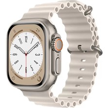 Mariposa Secret Newface Apple Watch 38MM Ocean Kordon - Krem