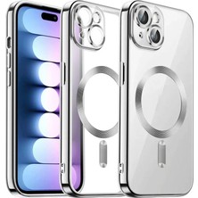 Mariposa Secret Newface Apple iPhone 13 Kılıf Kross Magneticsafe Kapak - Titan Gri
