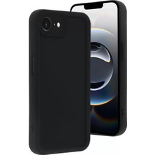 Mariposa Secret Newface Apple iPhone 16E Kılıf Viera Silikon - Siyah